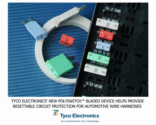 泰科电子推出新型可插拔POLYSWITCH™保护器件