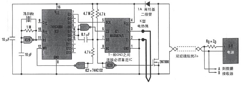 熱電偶信號數(shù)字化電路(06-100)