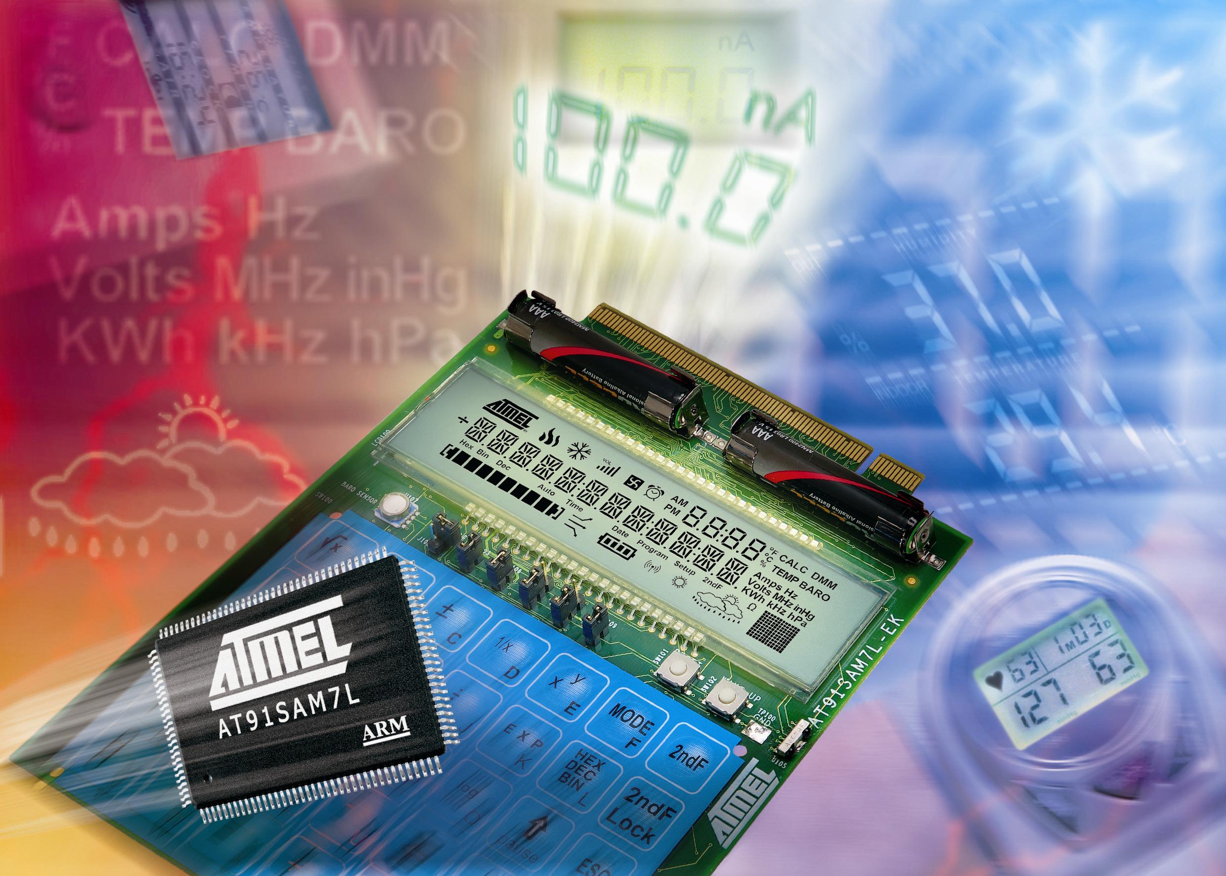 爱特梅尔推出首款具有100nA关电模式的超低功耗ARM7微控制器系列