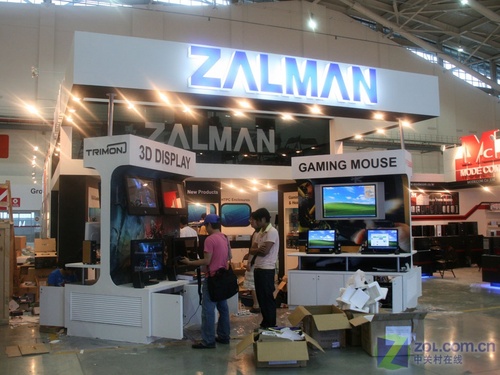 COMPUTEX2008 ZALMAN展台突出游戏应用