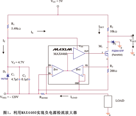 利用精密儀表放大器實(shí)現(xiàn)負(fù)壓電流檢測