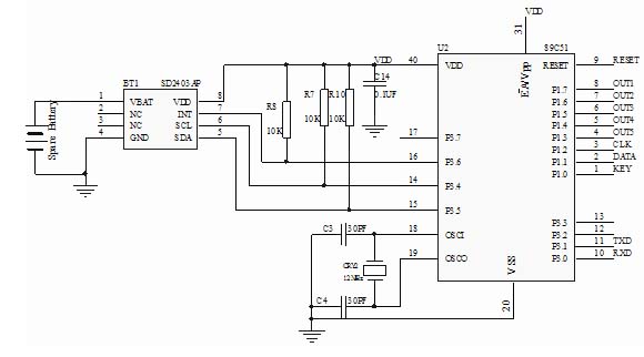 高精度RTC SD2403AP在智能路灯控制器上的