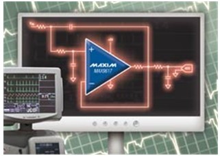 Maxim推出零温漂、满摆幅运算放大器