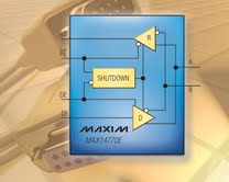 Maxim推出帶失效保護的PROFIBUS-DP/RS-485收發(fā)器