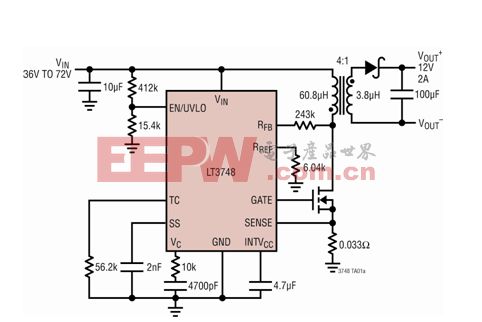 無(wú)需光耦合器的反激式DC/DC控制器可惠及視頻安保