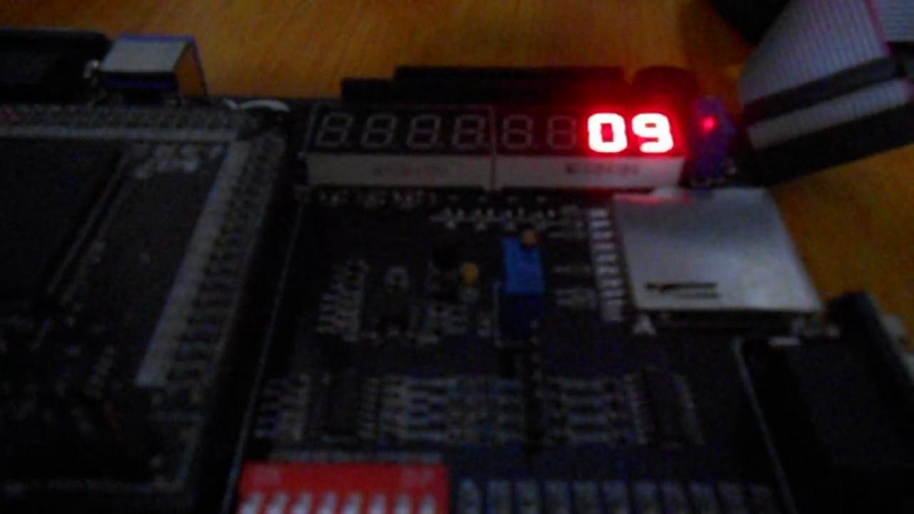 十八笔画的 FPGA_DIY  数码管60秒计时
