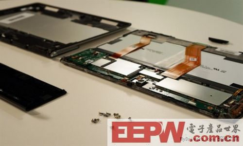 索尼首款四核平板机Xperia S官方拆解