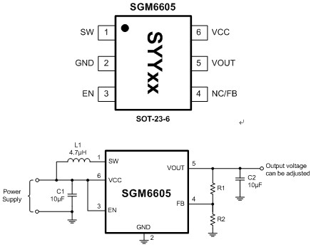 圣邦推出高效率同步升压开关稳压器 SGM6605