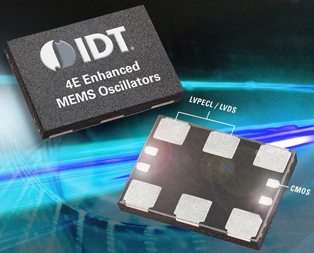 IDT推出首款高性能四频MEMS振荡器