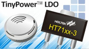 HOLTEK新推出HT71xx-3超低静态电流系列电源稳压IC