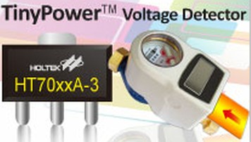 HOLTEK新推出TinyPower™ HT70xxA-3超低静态电流检测电压IC