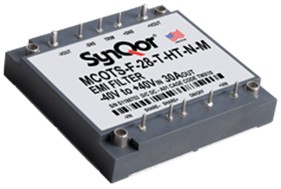 SynQor发布了新产品MiL-COTS半砖瞬态EMI滤波器