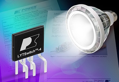 Power Integrations推出新的高效PAR38 LED射灯参考设计