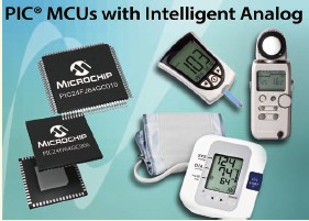 Microchip发布集成16位ADC、10 Msps ADC、DAC、USB和LCD的PIC单片机