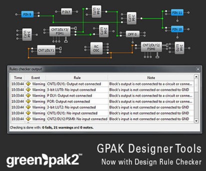 Silego-CMIC针对GPAK设计软件推出一款设计规则检查器