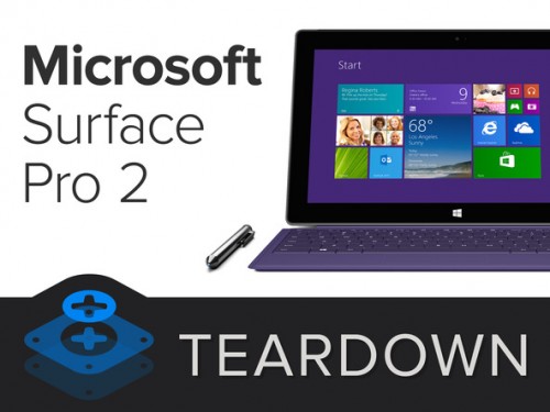 微软Surface Pro 2遭拆解：维修需专业