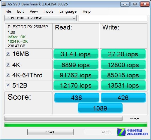 19nm閃存+新主控 浦科特M5P/SSD評(píng)測(cè) 