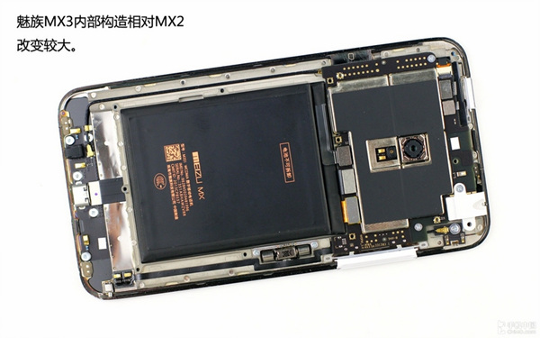 魅族MX3拆机评测 一览双四核CPU/金属架构