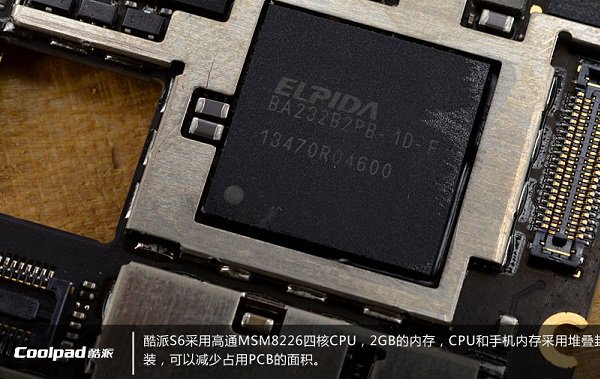 酷派S6处理器芯片图解
