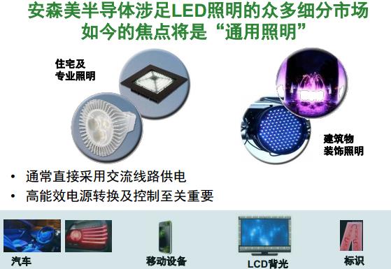 积极拓展全新领域 安森美发力LED通用照明