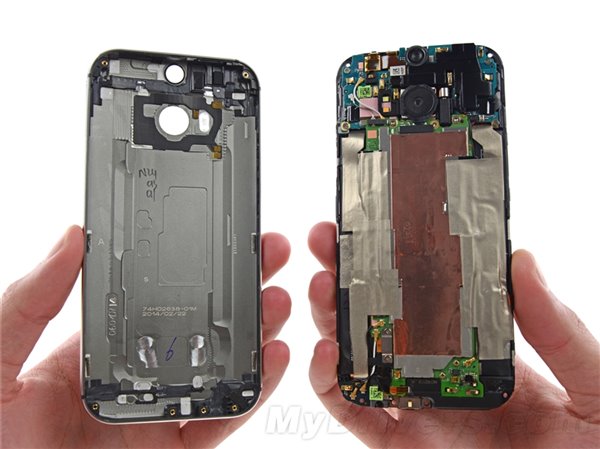 HTC One M8完全拆解：做工精湛／坏了就哭