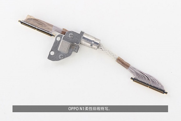 OPPO N1柔性排线特写