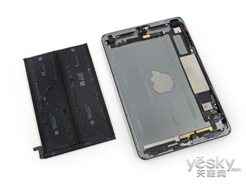 內(nèi)部工藝依然精巧 蘋果iPad mini 2全拆解