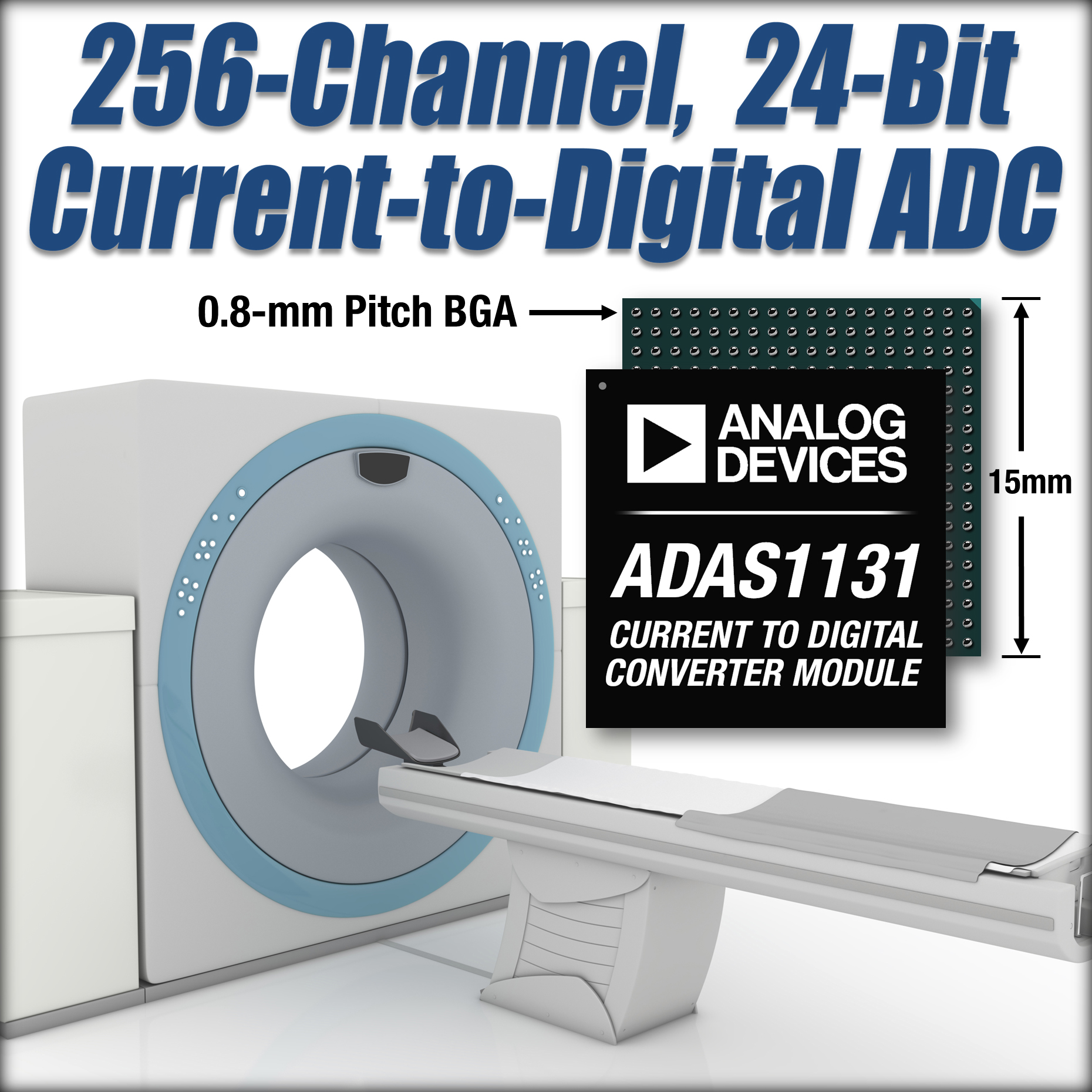 ADI推出面向CT扫描仪数字转换器
