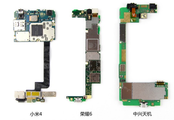 小米4/榮耀6/天機(jī)拆機(jī)大對(duì)比10