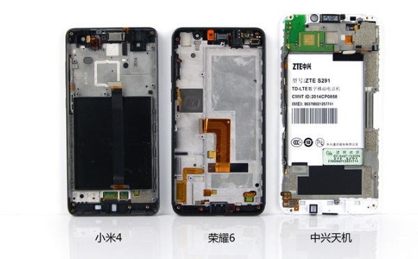 小米4/榮耀6/天機(jī)拆機(jī)大對(duì)比14