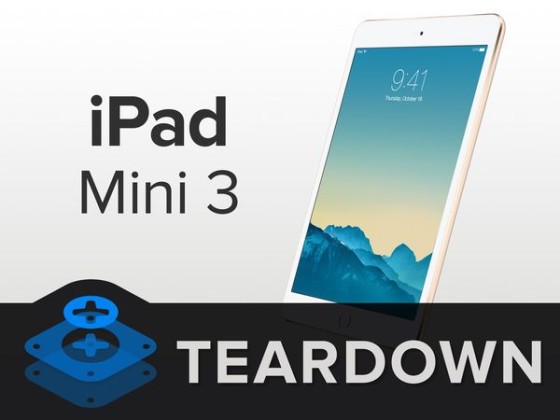 苹果iPadmini3详尽拆解：维修相当困难