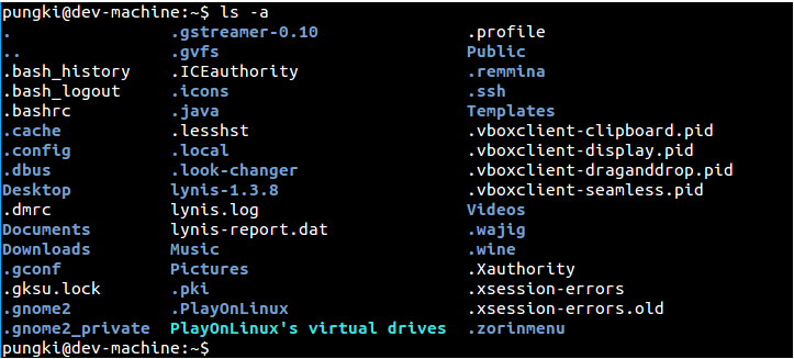 ls命令在linux操作系统里的20个实用范例