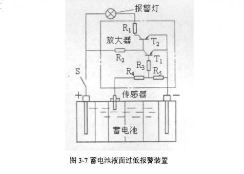 蓄電池液面過低報(bào)警裝置