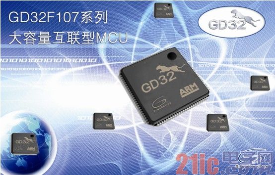 GigaDevice发布GD32F107系列大容量以太网互联型MCU