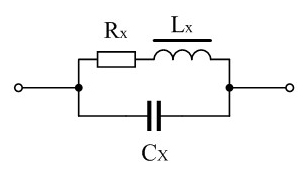 電感線圈的等效電路圖