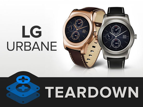 [图]LG Watch Urbane拆解：智能手表也可轻松维修