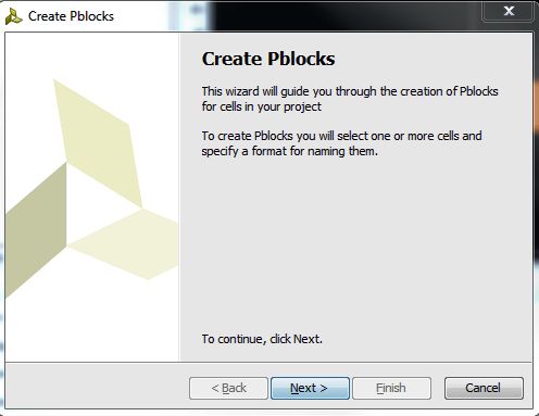 创建PBlock的第一步