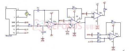 圖2.2.5   交流電流信號(hào)處理電路