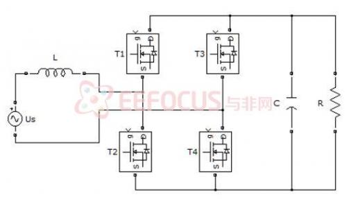 圖表 2.2.1逆變系統(tǒng)拓?fù)? width=