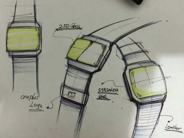 一加涉足可穿戴行業(yè)：智能手表原型手稿曝光