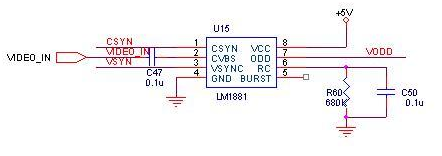 总结用过的几个视频同步分离电路