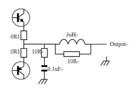 专业级音讯放大器的输出匹配电路