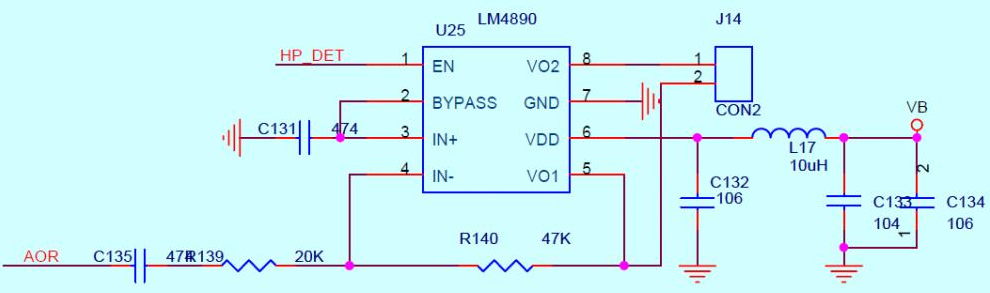 LM4890功放電路的分析