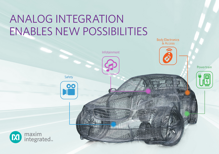 Maxim Integrated汽車IC出貨量達十億顆