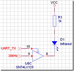 【E电路】38kHz载波红外信号调制的几种电路