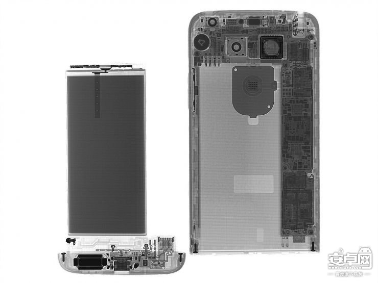 LG G5详细拆机,LG G5维修,LG G5多功能下巴