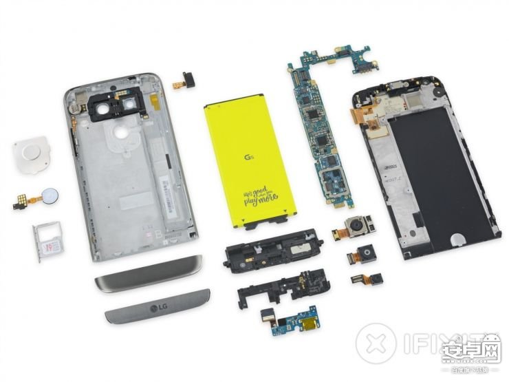 LG G5詳細(xì)拆機(jī),LG G5維修,LG G5多功能下巴