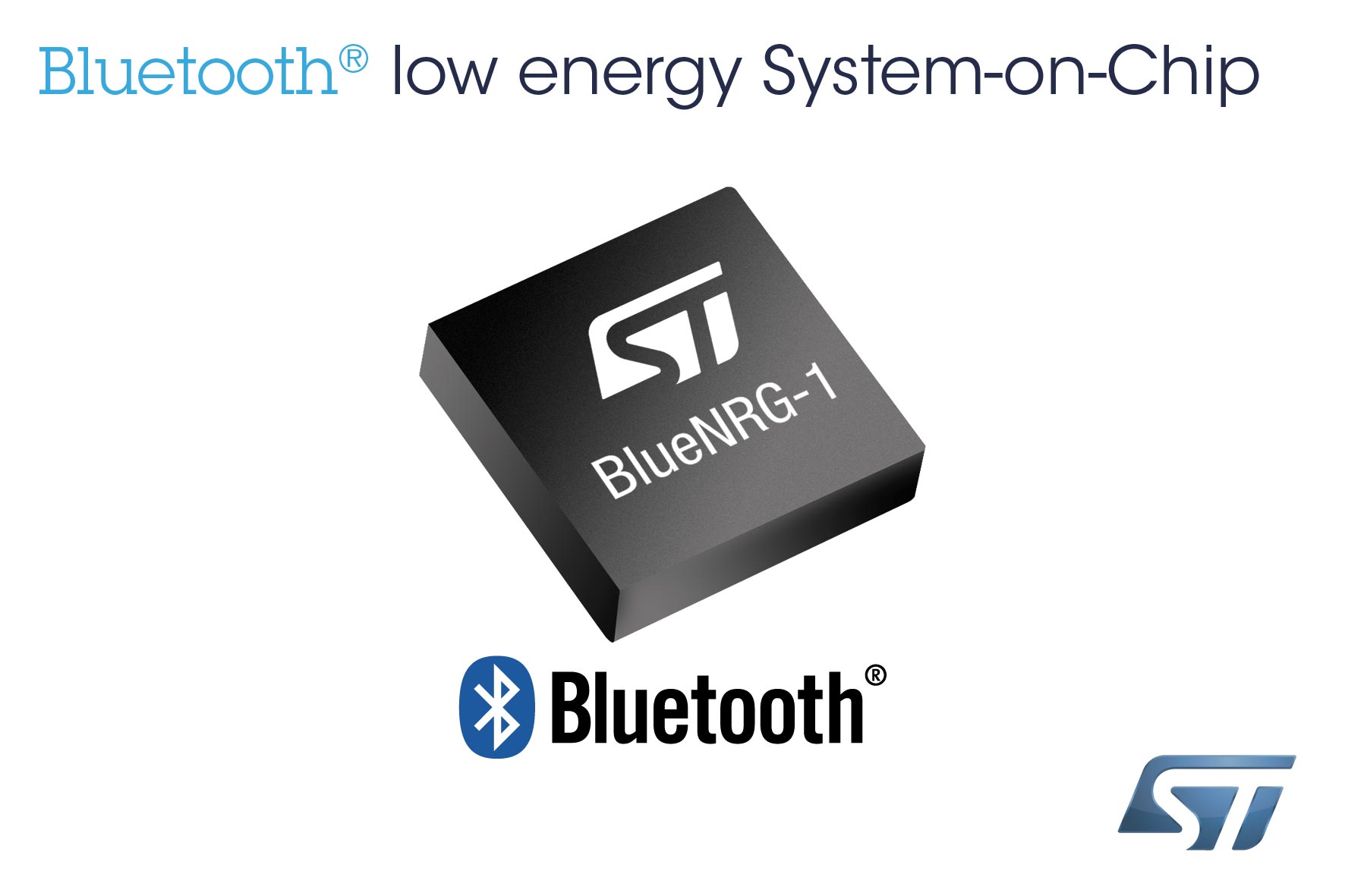 意法半導(dǎo)體(ST)推出新的低能耗藍(lán)牙Bluetooth單片解決方案