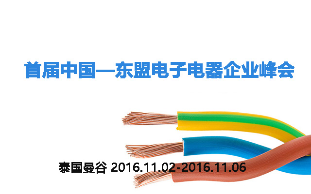 2016首届中国—东盟电子电器企业峰会