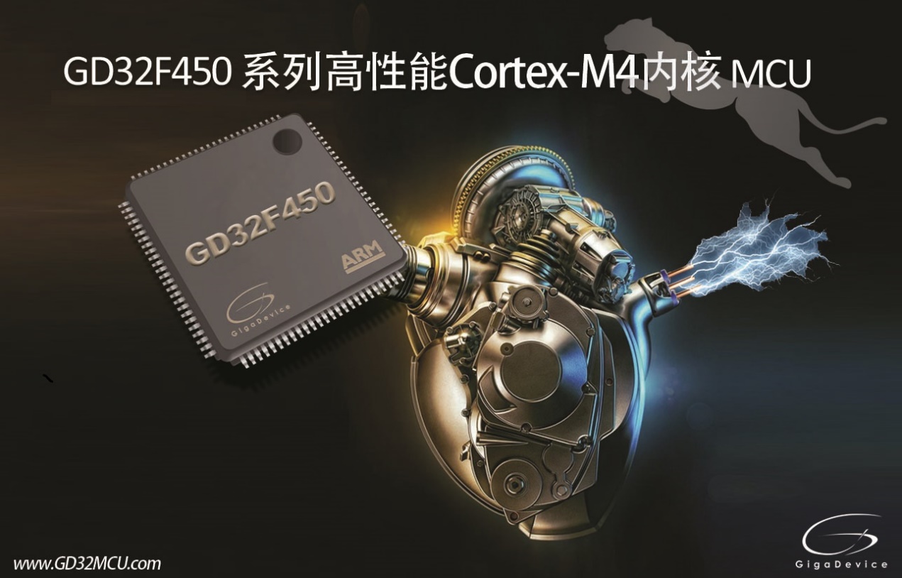GigaDevice推出GD32F450系列高性能200MHz主頻Cortex-M4 MCU
